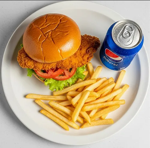 Chicken Burger Meal 