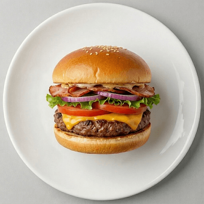 Beef Burger With Cheese 