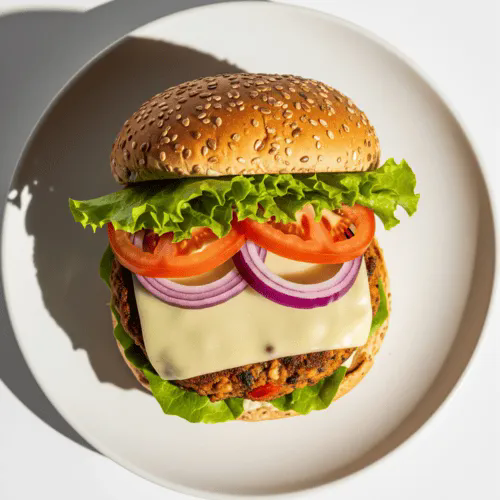 Veggie Burger With Cheese 