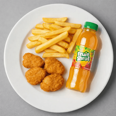 Chicken Nuggets With Chips 